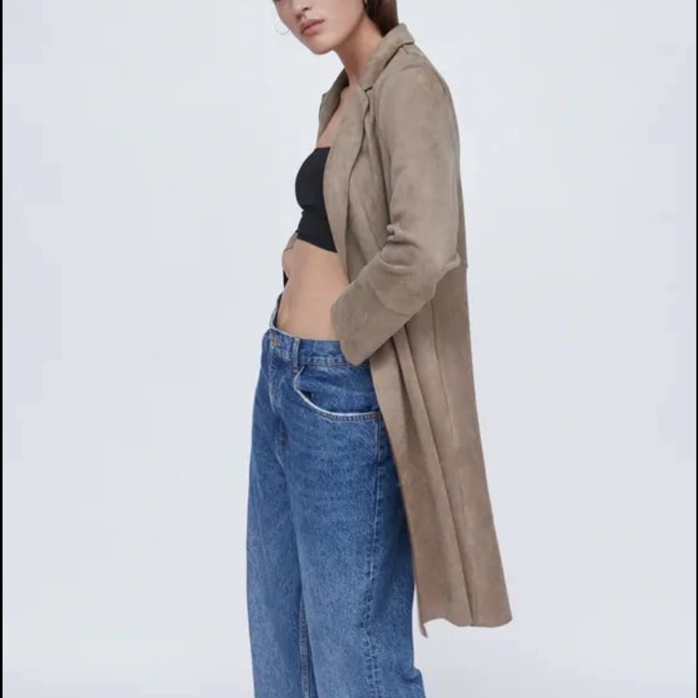 Zara Faux Suede Jacket - Picture 14 of 14